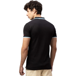 Contrast Sleeve Polo T-Shirt