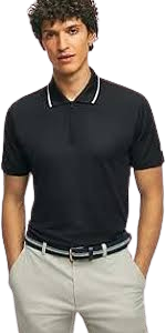 Classic Black Polo T-Shirt for Men