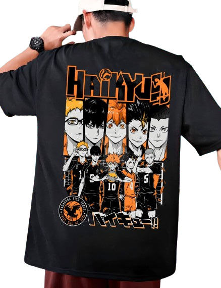 Haikyuu!! Karasuno Team Graphic T-Shirt