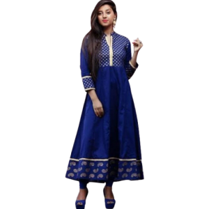 Blue Anarkali Kurti